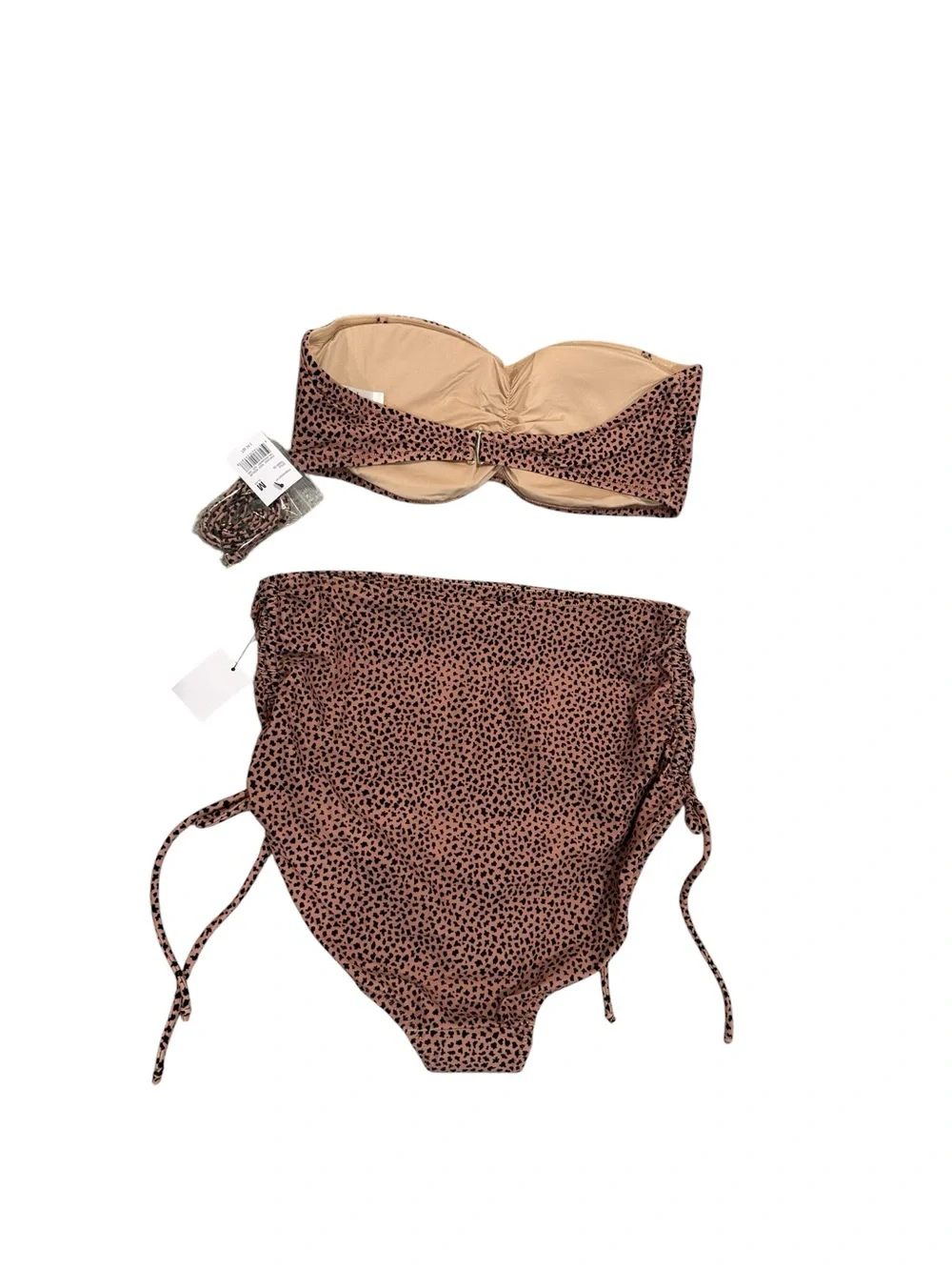 A Pea in the Pod Animal Print Two-Piece Maternity Bikini - Picture 8 of 12